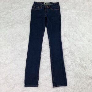 Abercrombie and Fitch low rise skinny jeans dark wash
